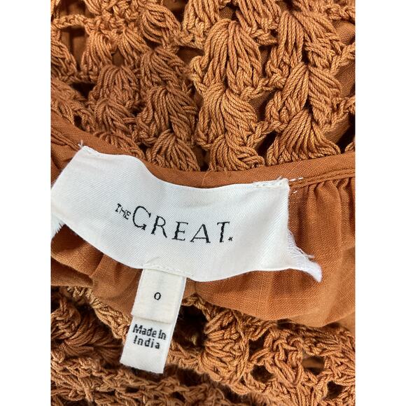 The Great 'The Soleil' Red Dress Size 0 - Picture 4 of 5